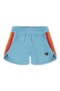 KIDS 5 STRIPE FLEX JOGGER SHORT - SKY