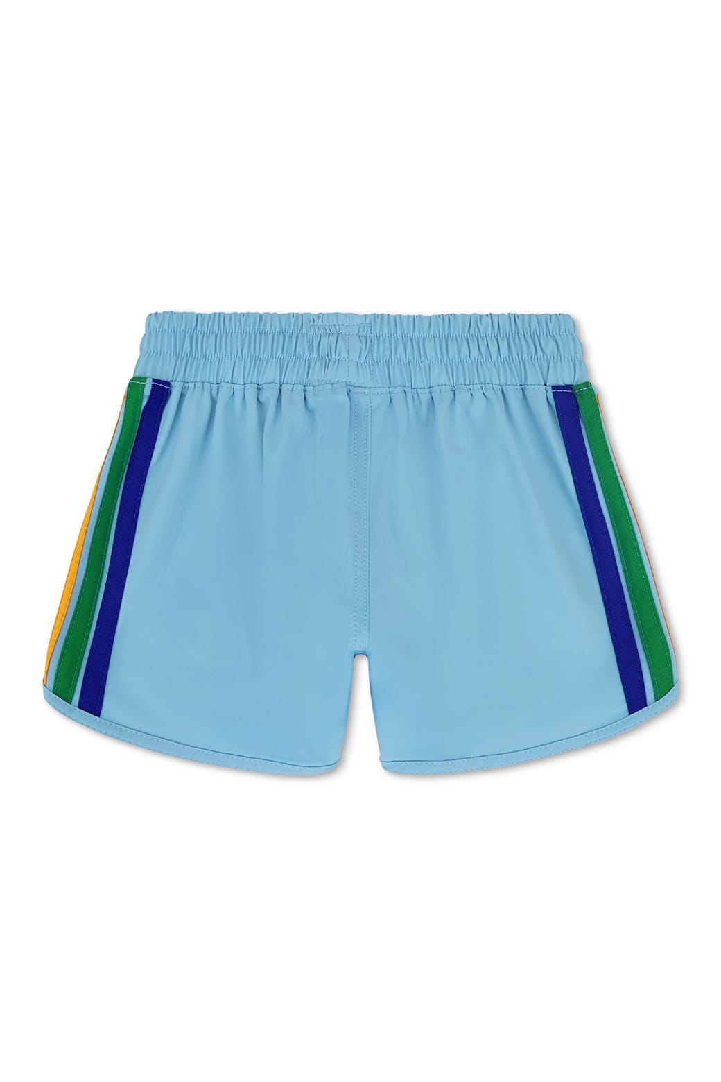 KIDS 5 STRIPE FLEX JOGGER SHORT - SKY