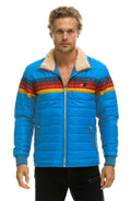 4 STRIPE JACKET - BLUE CINA