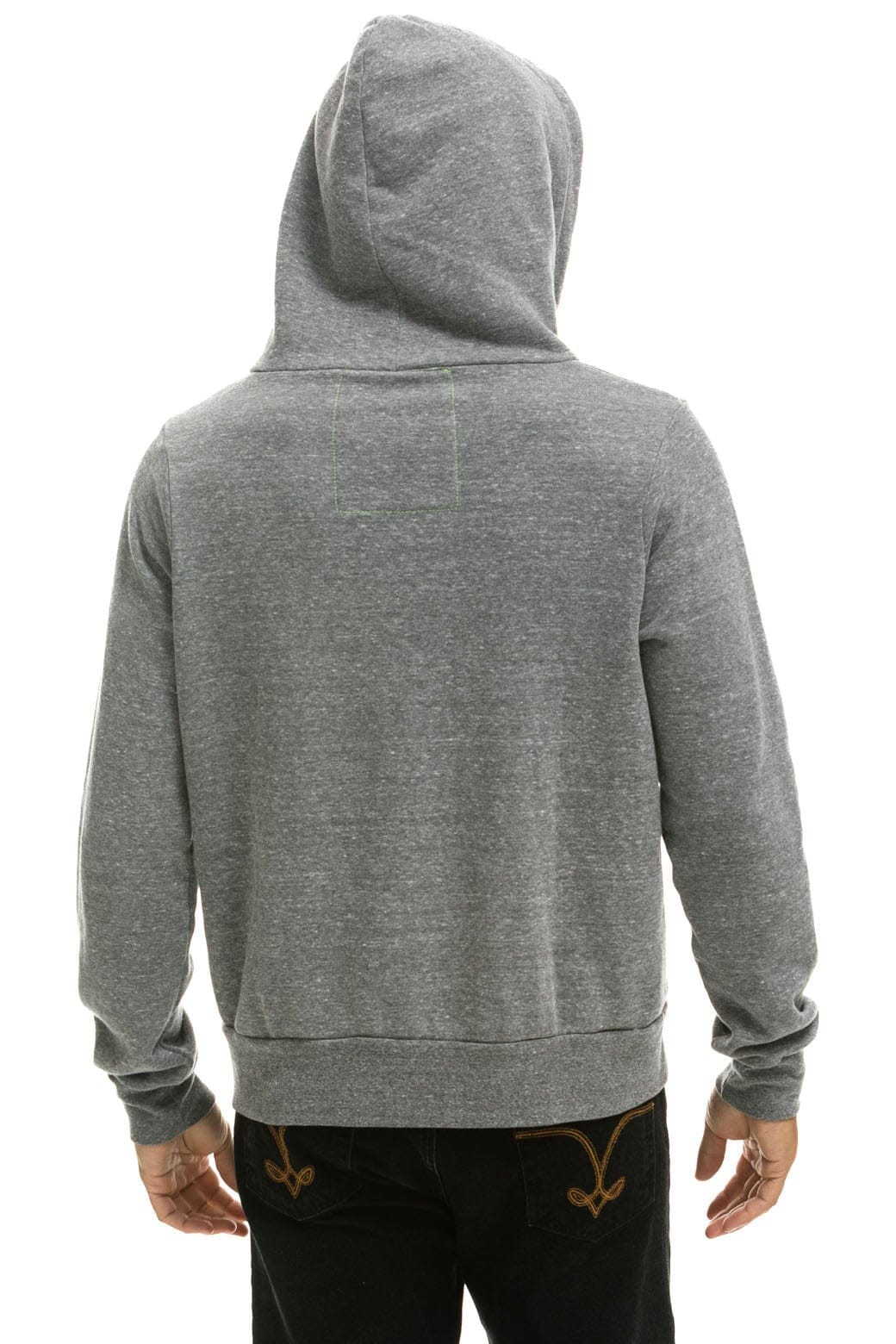 5 STRIPE HOODIE - HEATHER GREY GREY