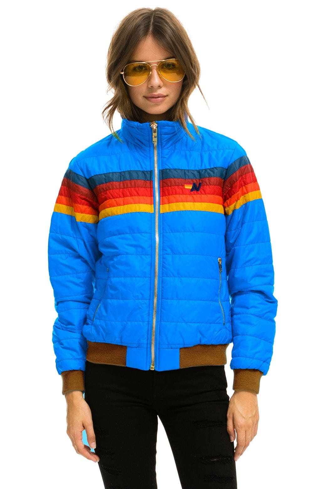 5 STRIPE JACKET - BLUE CINA