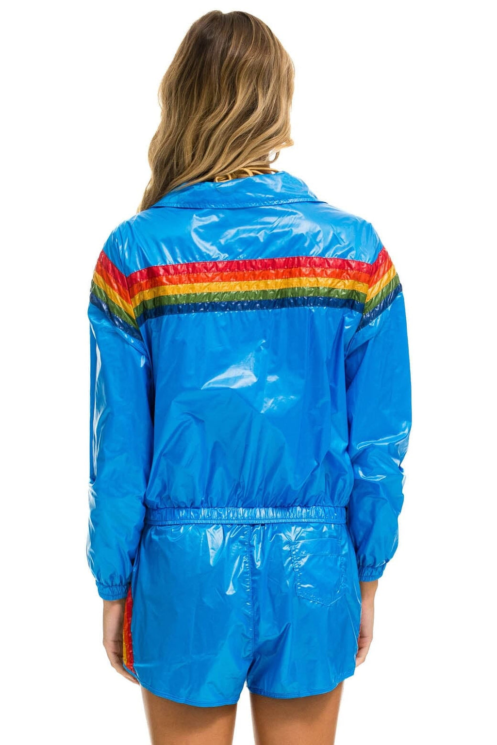 5 STRIPE WINDBREAKER - BLUE CINA