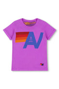 KIDS LOGO TEE - NEON PURPLE