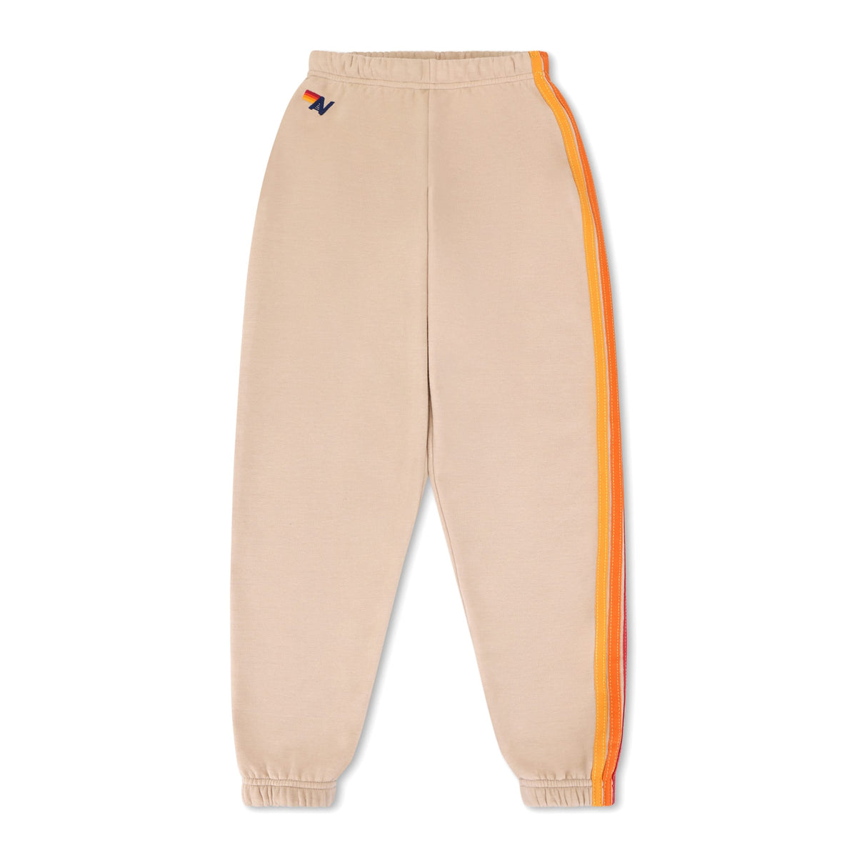 5 STRIPE SWEATPANTS - SAND