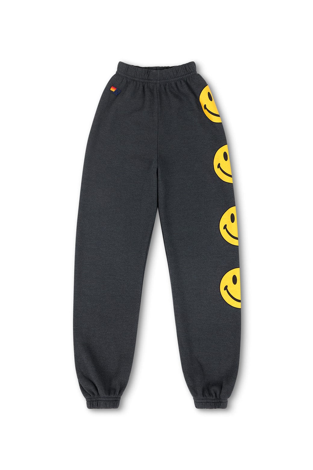 KIDS SMILEY 2 SWEATPANTS - CHARCOAL