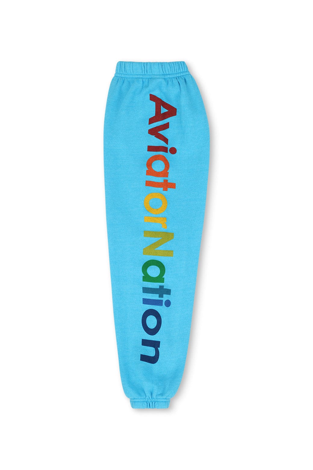 KIDS AVIATOR NATION VENICE SWEATPANTS - NEON BLUE