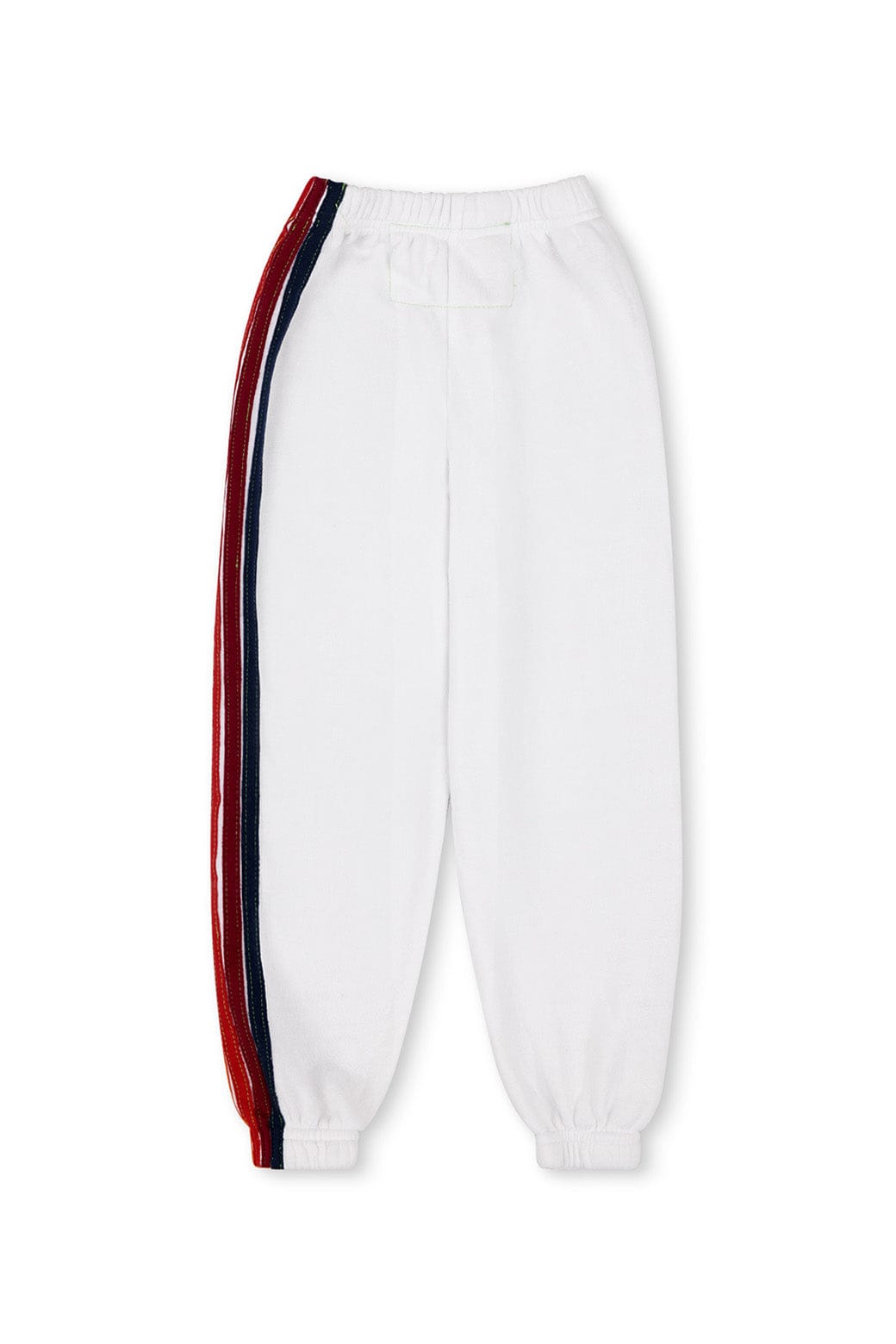 KIDS 5 STRIPE SWEATPANTS - WHITE