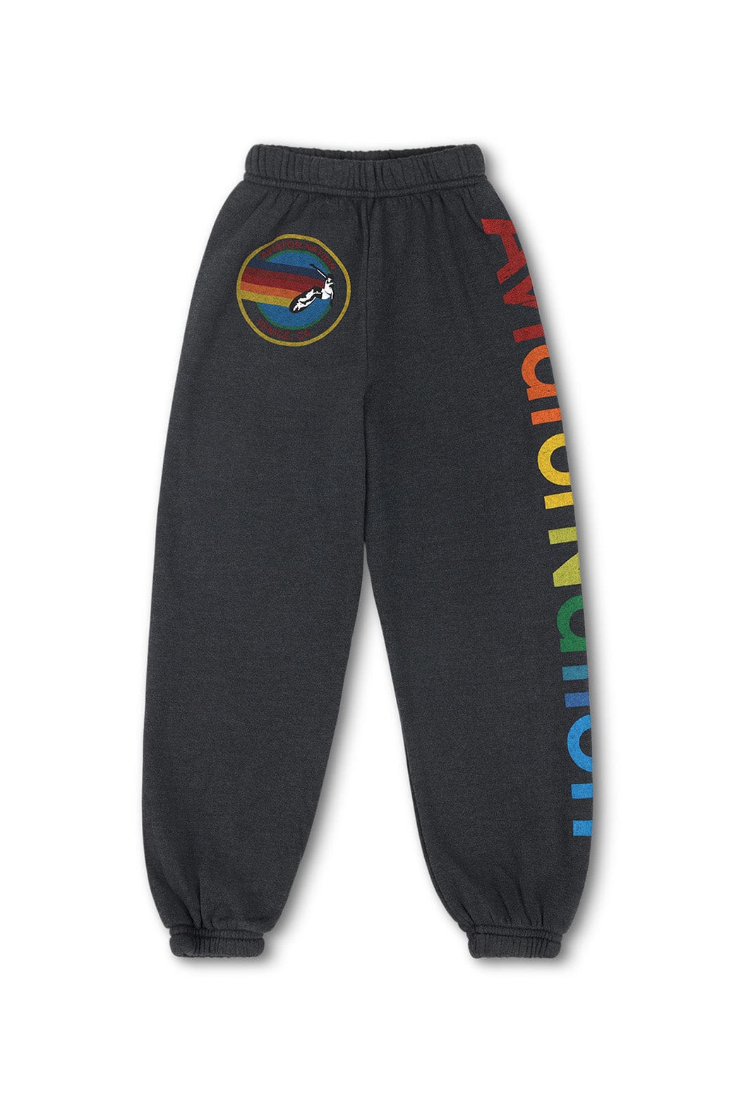 KIDS AVIATOR NATION VENICE SWEATPANTS - CHARCOAL