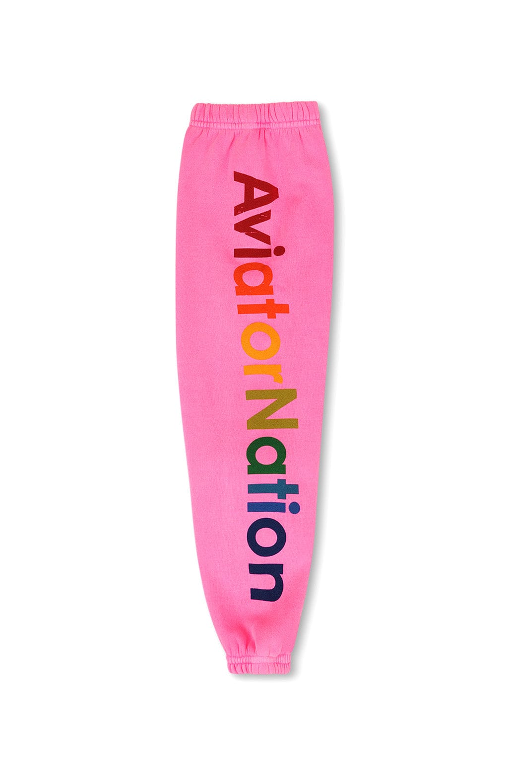 KIDS AVIATOR NATION VENICE SWEATPANTS - NEON PINK