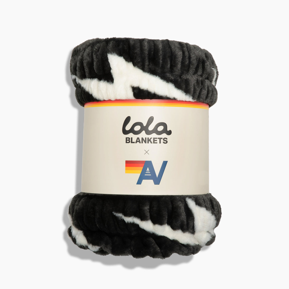 Aviator Nation x Lola Blanket - Black White Bolt