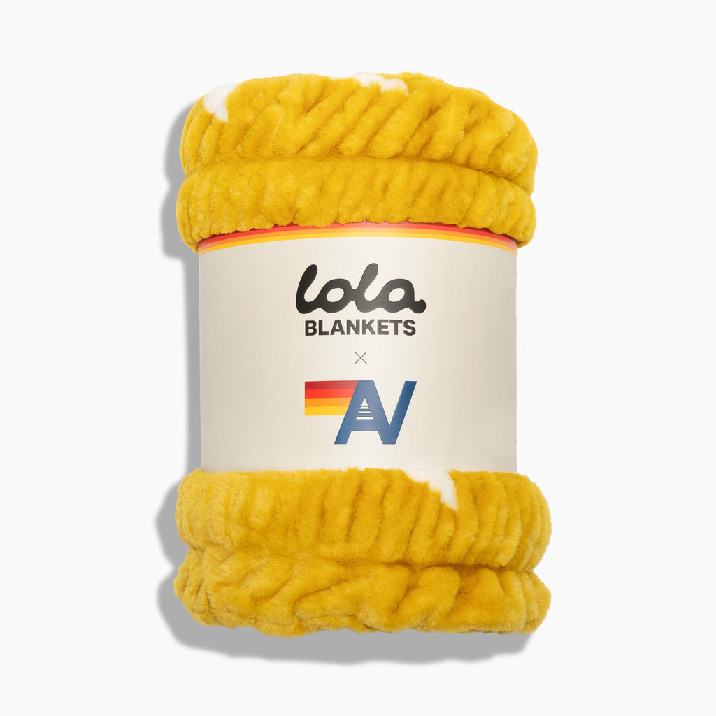 Aviator Nation x Lola Blanket - Gold White Bolt