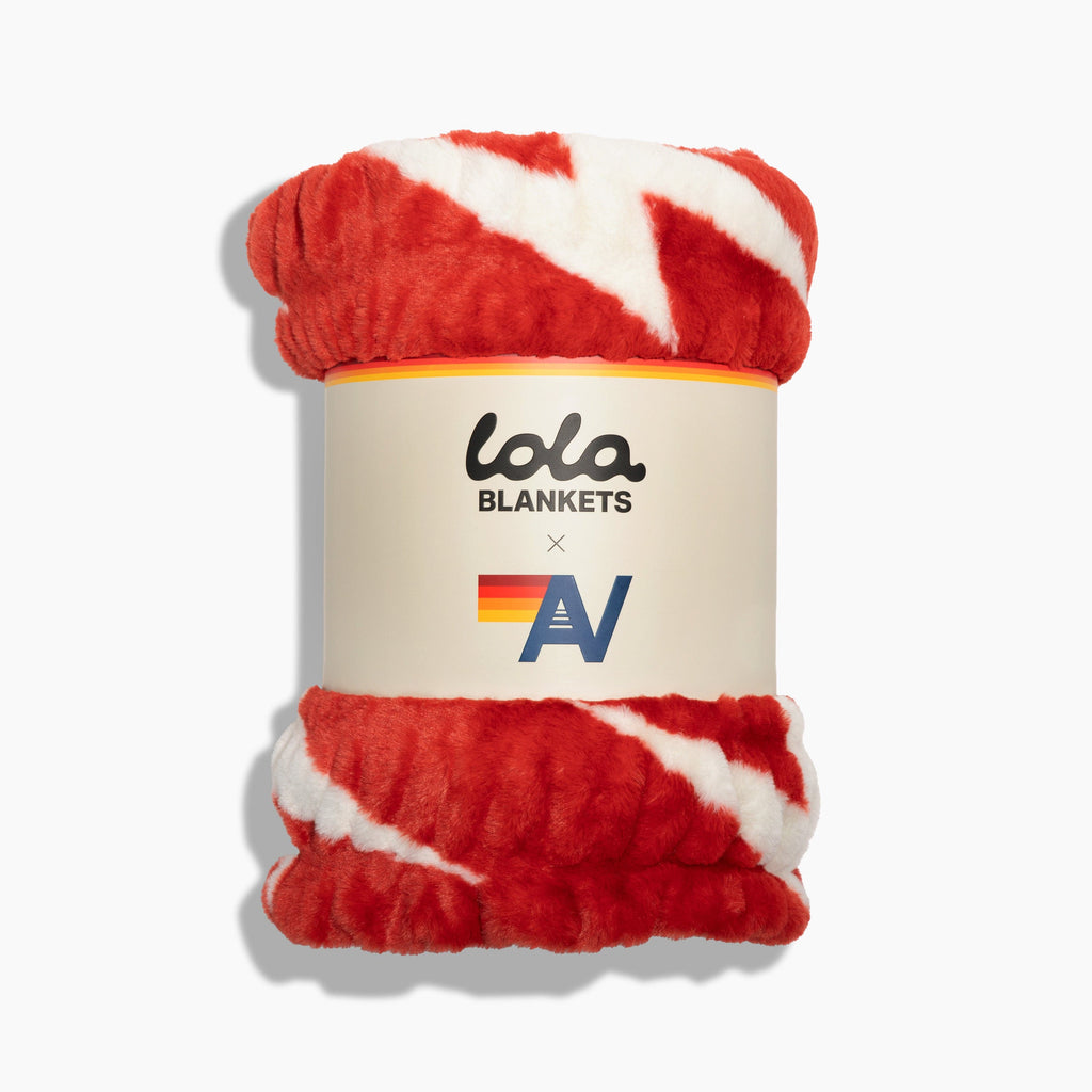 Aviator Nation x Lola Blanket - Red White Bolt