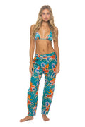 UNISEX COTTON LUXE POPLIN RELAXED PANT - BLUE HAWAII