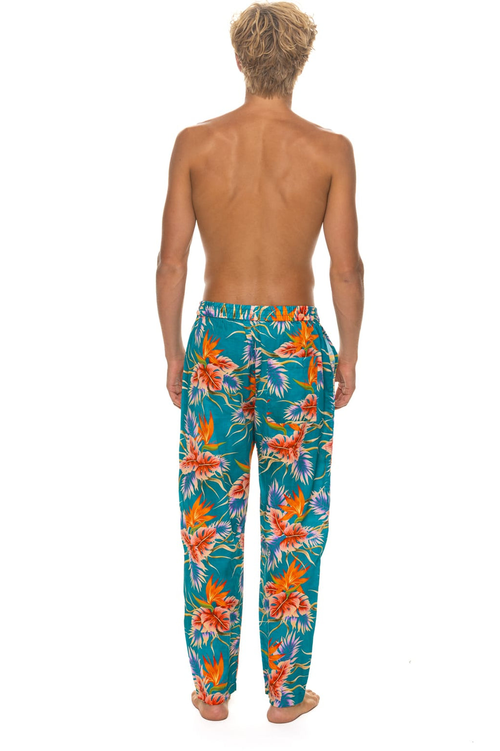 UNISEX COTTON LUXE POPLIN RELAXED PANT - BLUE HAWAII