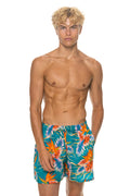 MENS COTTON LUXE POPLIN RELAXED SHORT - BLUE HAWAII