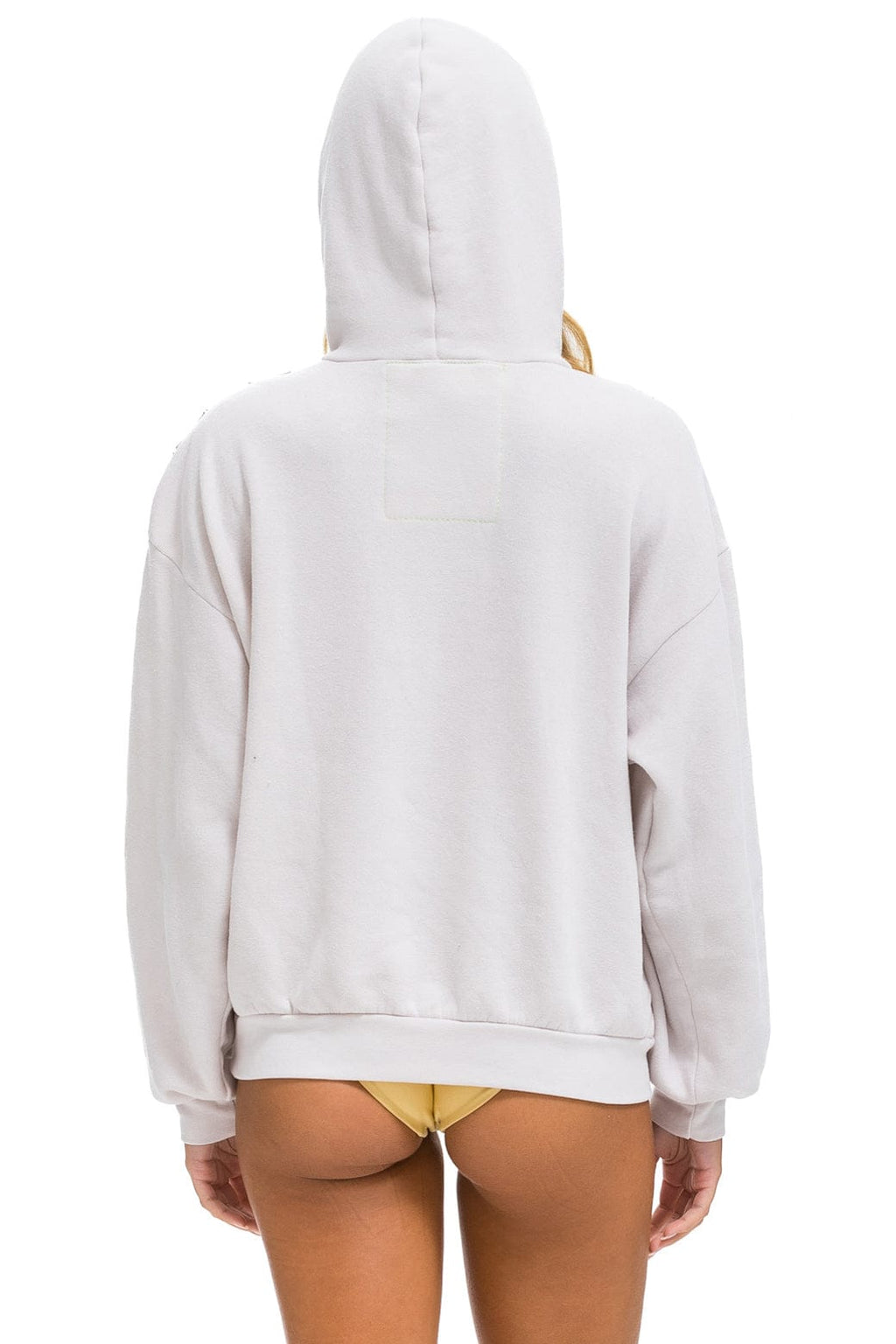 WAVE STRIPE 4 PULLOVER HOODIE RELAXED - DOVE CHARCOAL