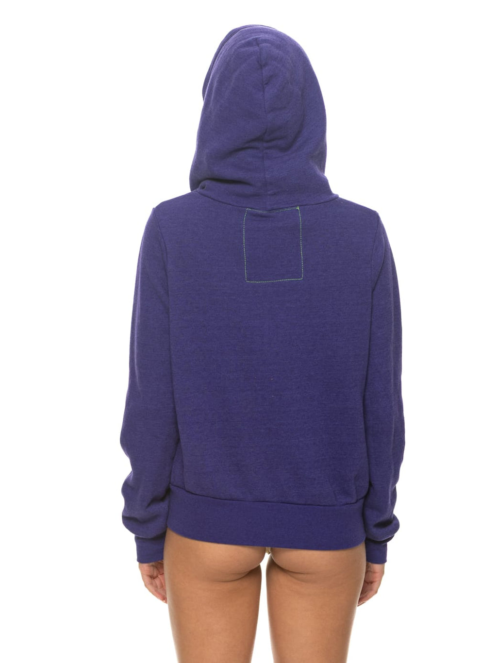 5 STRIPE HOODIE - DEEP PURPLE