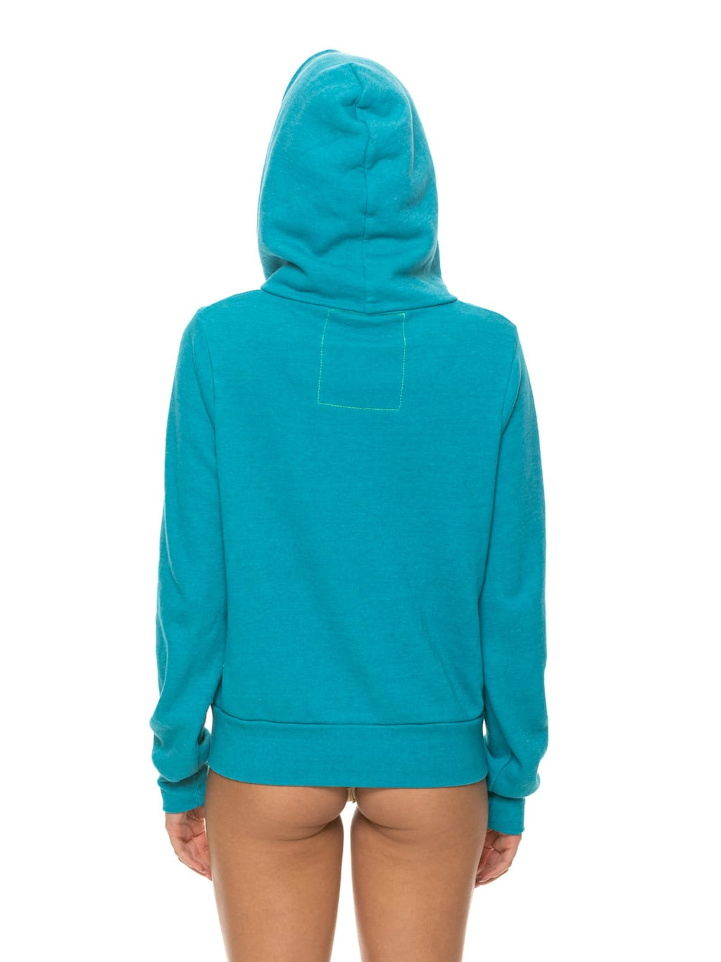 5 STRIPE HOODIE - TEAL