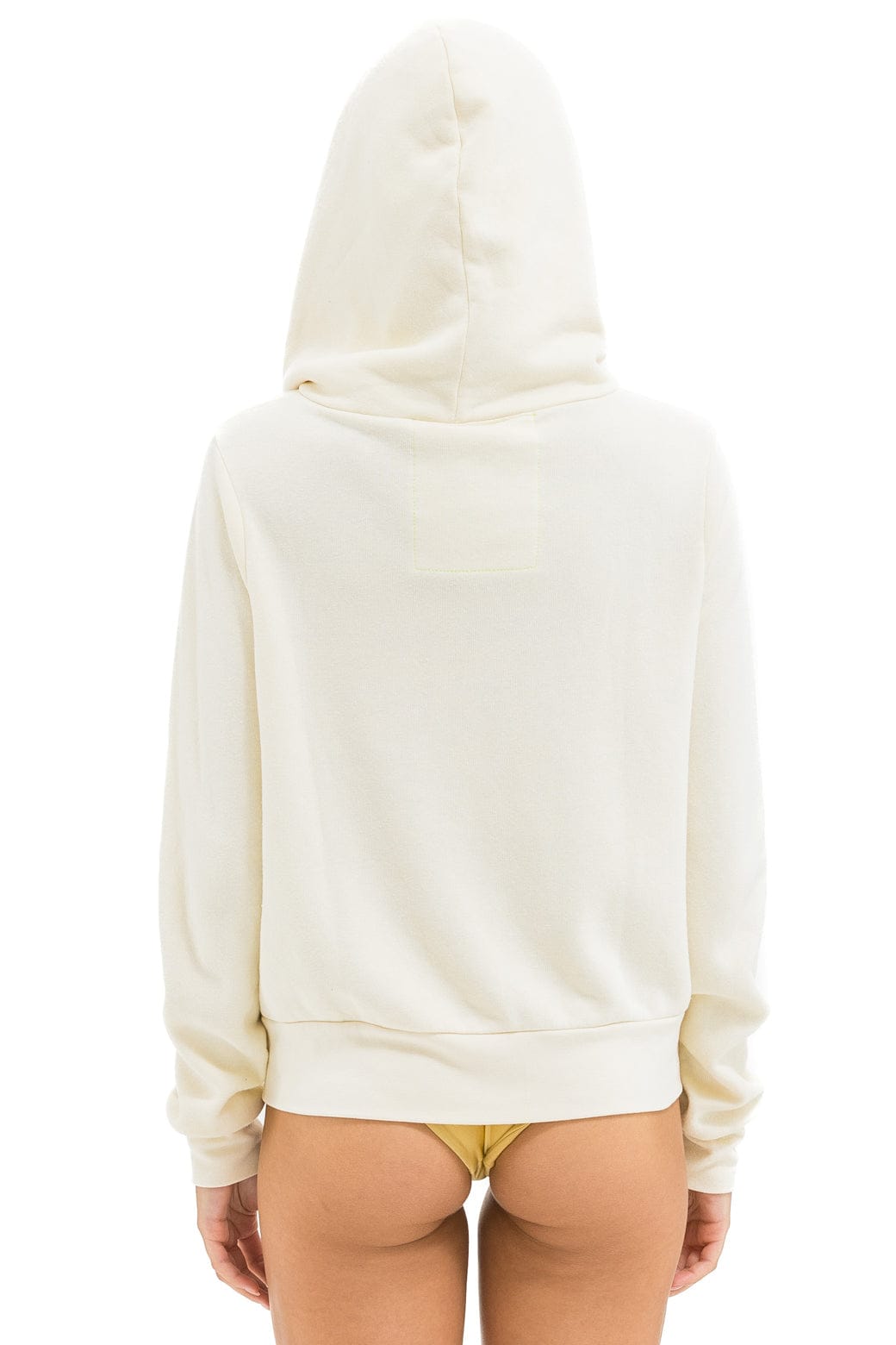 5 STRIPE HOODIE - VINTAGE WHITE WHITE GREY