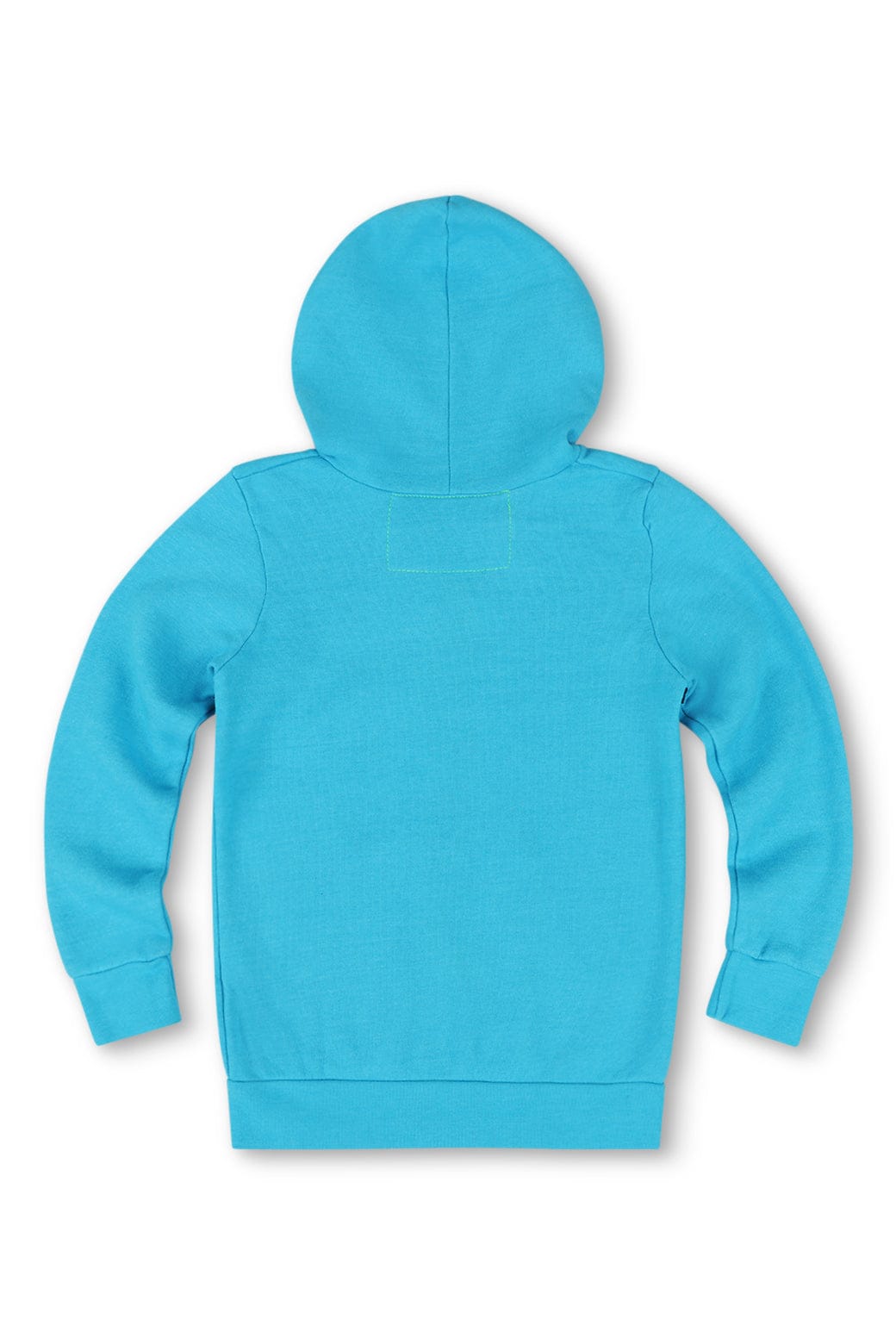KIDS 5 STRIPE HOODIE - NEON BLUE