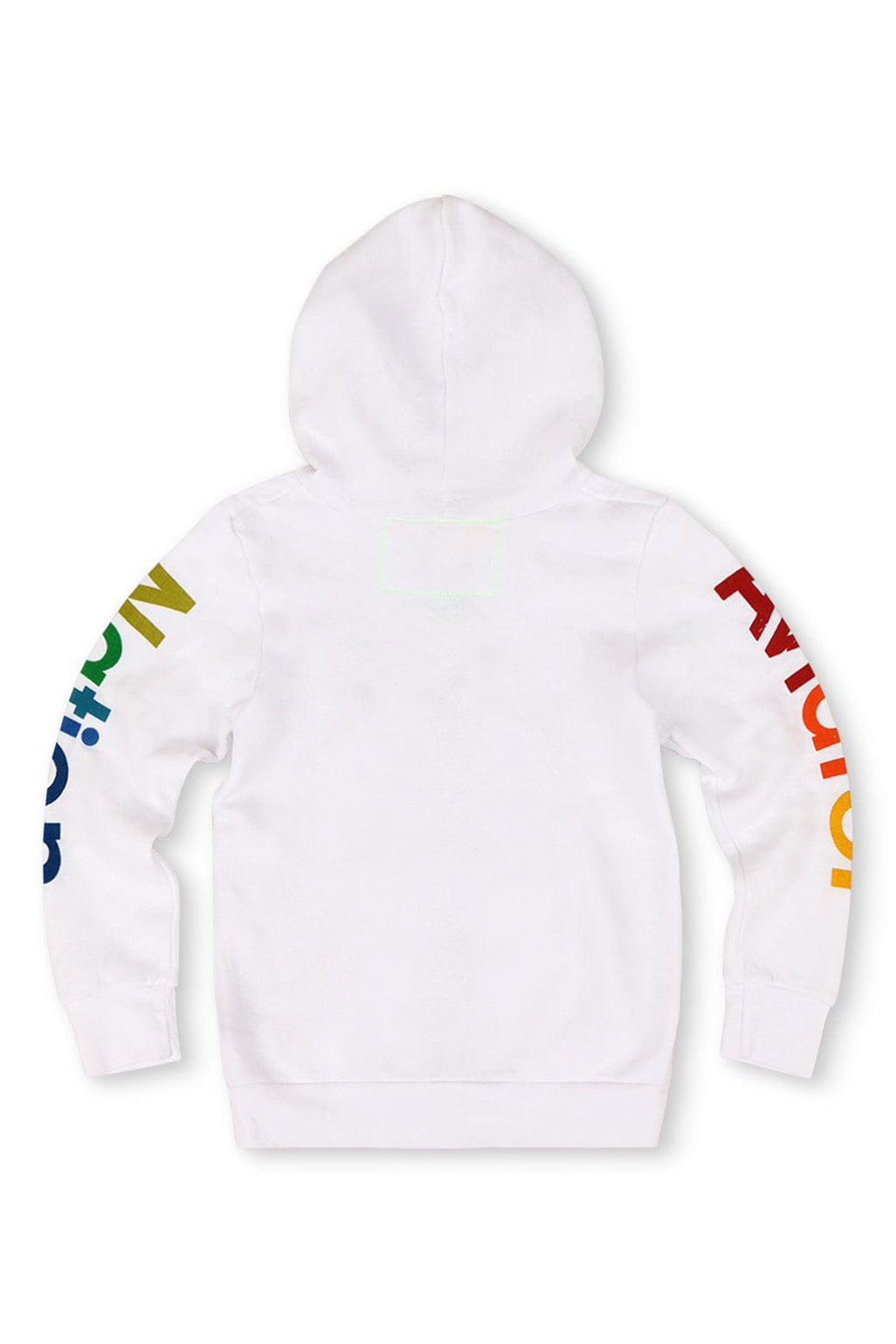KIDS AVIATOR NATION VENICE ZIP HOODIE - WHITE