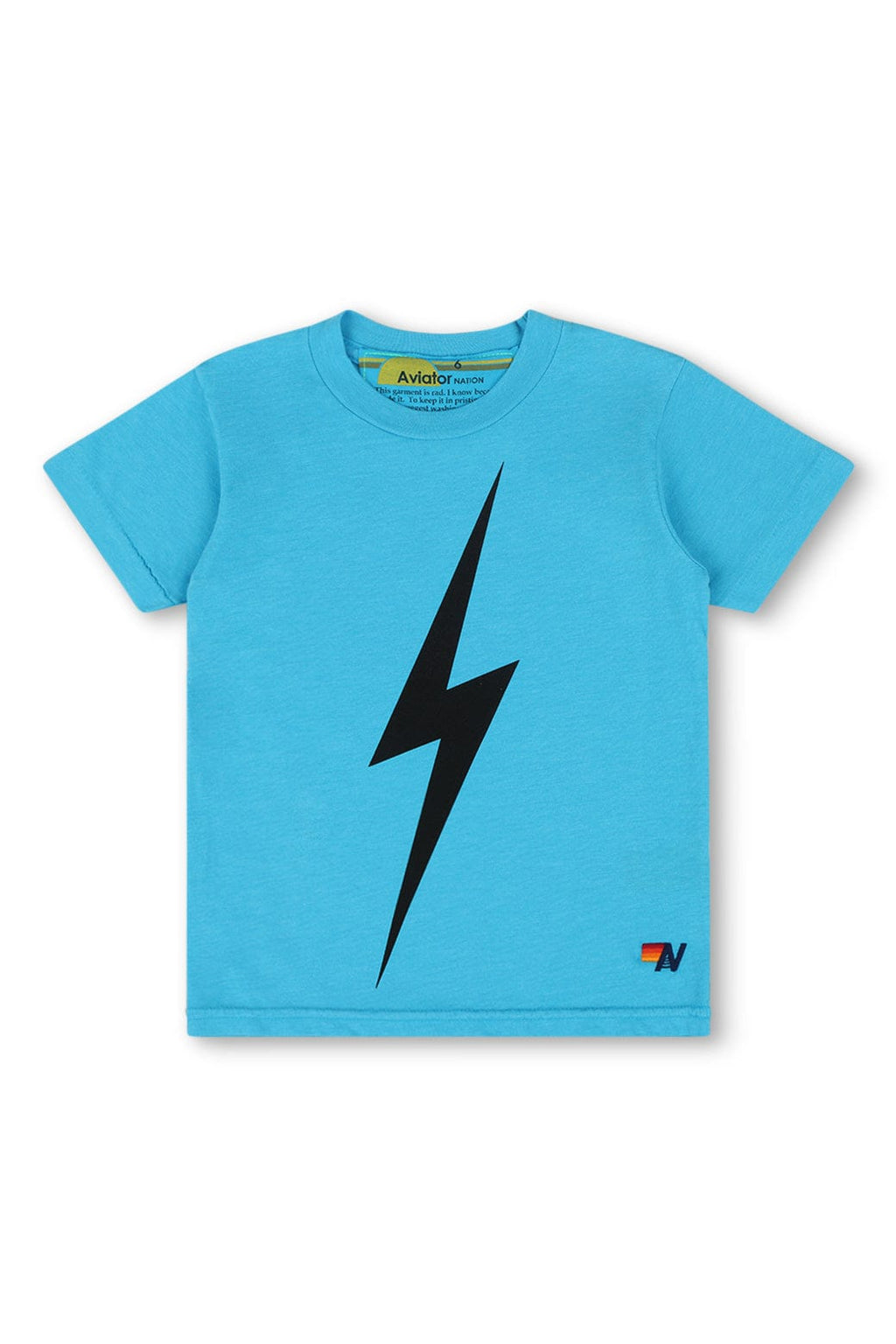 KIDS BOLT TEE - NEON BLUE