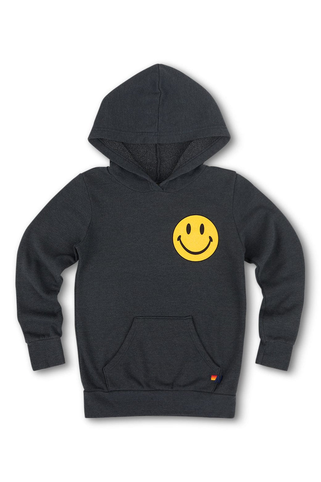 KIDS SMILEY 2 PULLOVER HOODIE - CHARCOAL