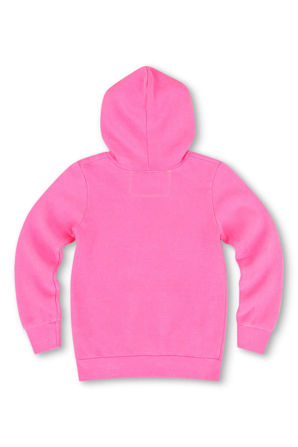 KIDS SMILEY 2 PULLOVER HOODIE - NEON PINK