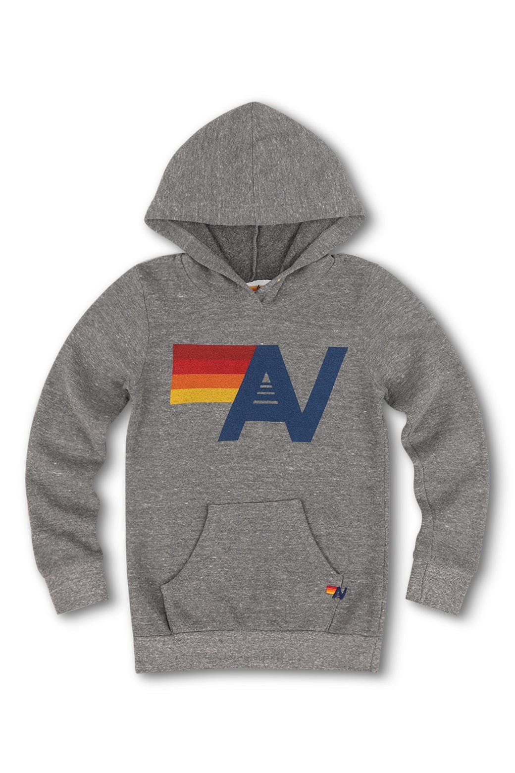 KIDS LOGO PULLOVER HOODIE - HEATHER GREY