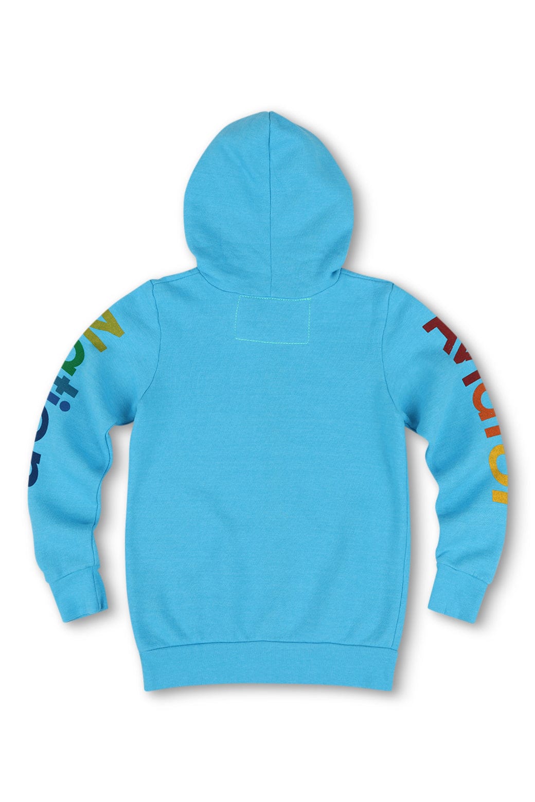 KIDS AVIATOR NATION VENICE ZIP HOODIE - NEON BLUE