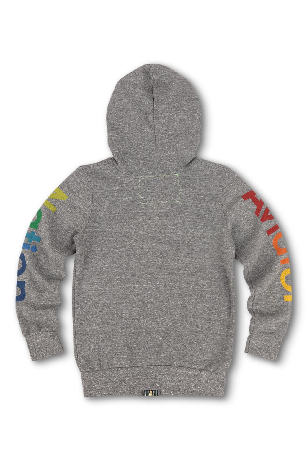KIDS AVIATOR NATION VENICE ZIP HOODIE - HEATHER GREY