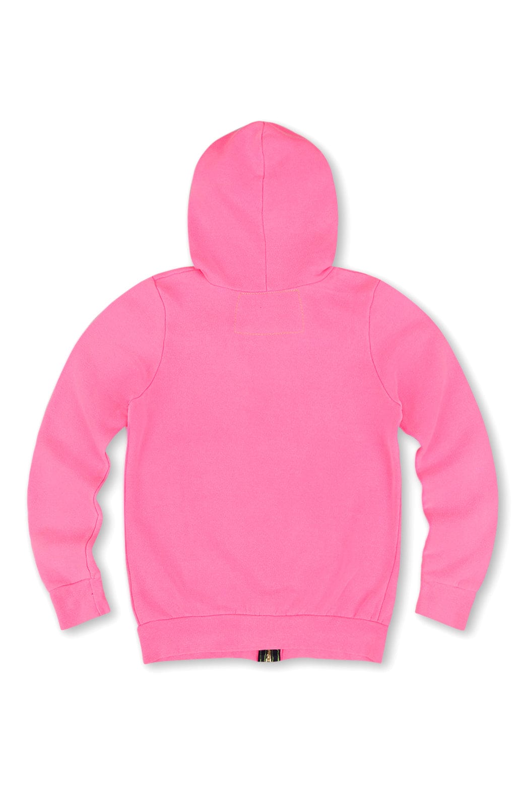 KIDS 5 STRIPE HOODIE - NEON PINK