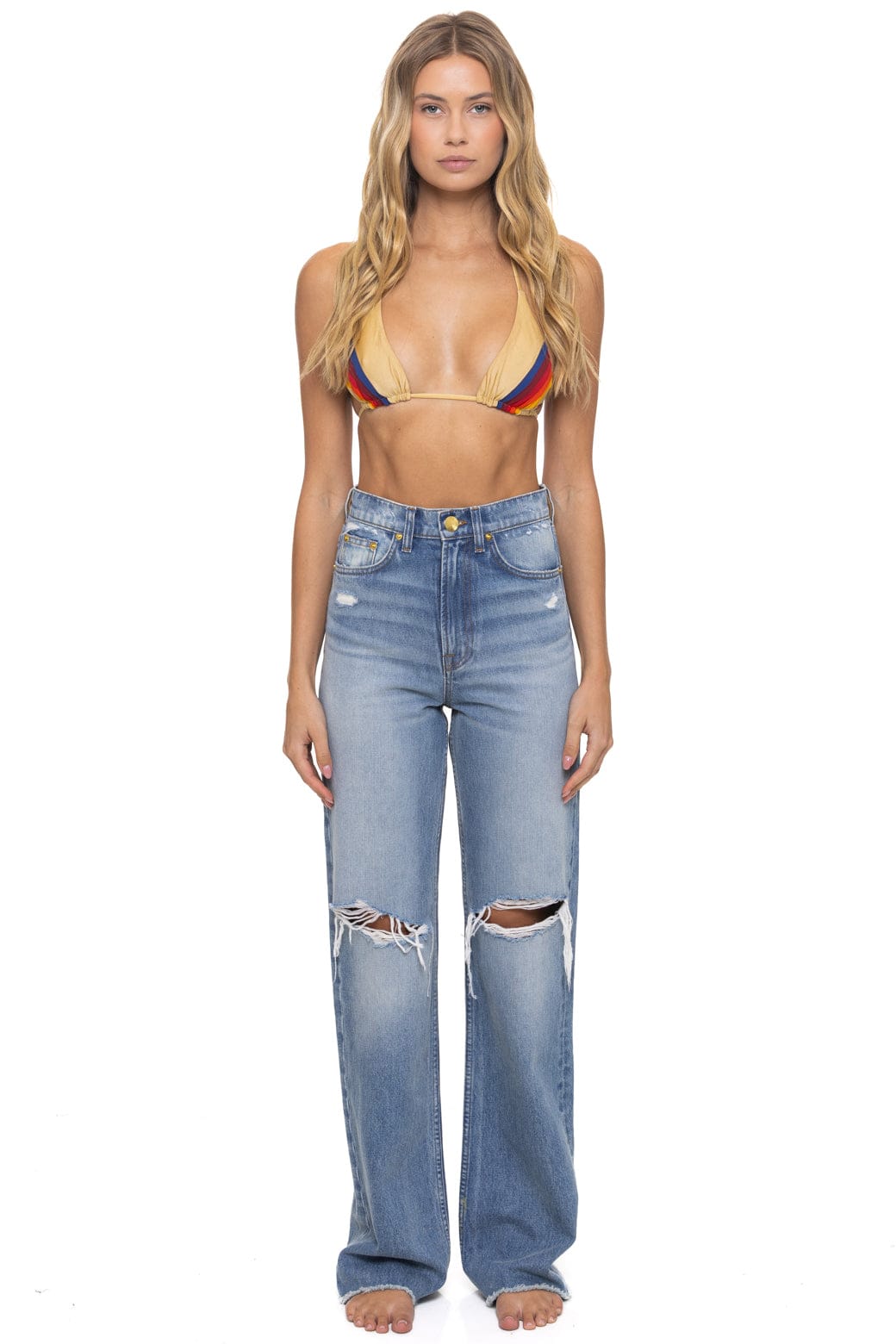 HI RISE WIDE LEG BOLT GYPSY WOMENS JEAN - VINTAGE