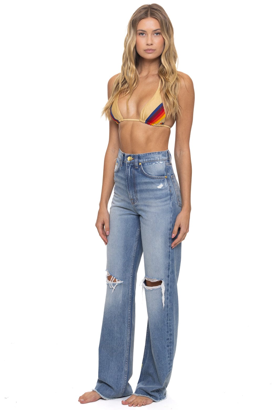 HI RISE WIDE LEG BOLT GYPSY WOMENS JEAN - VINTAGE