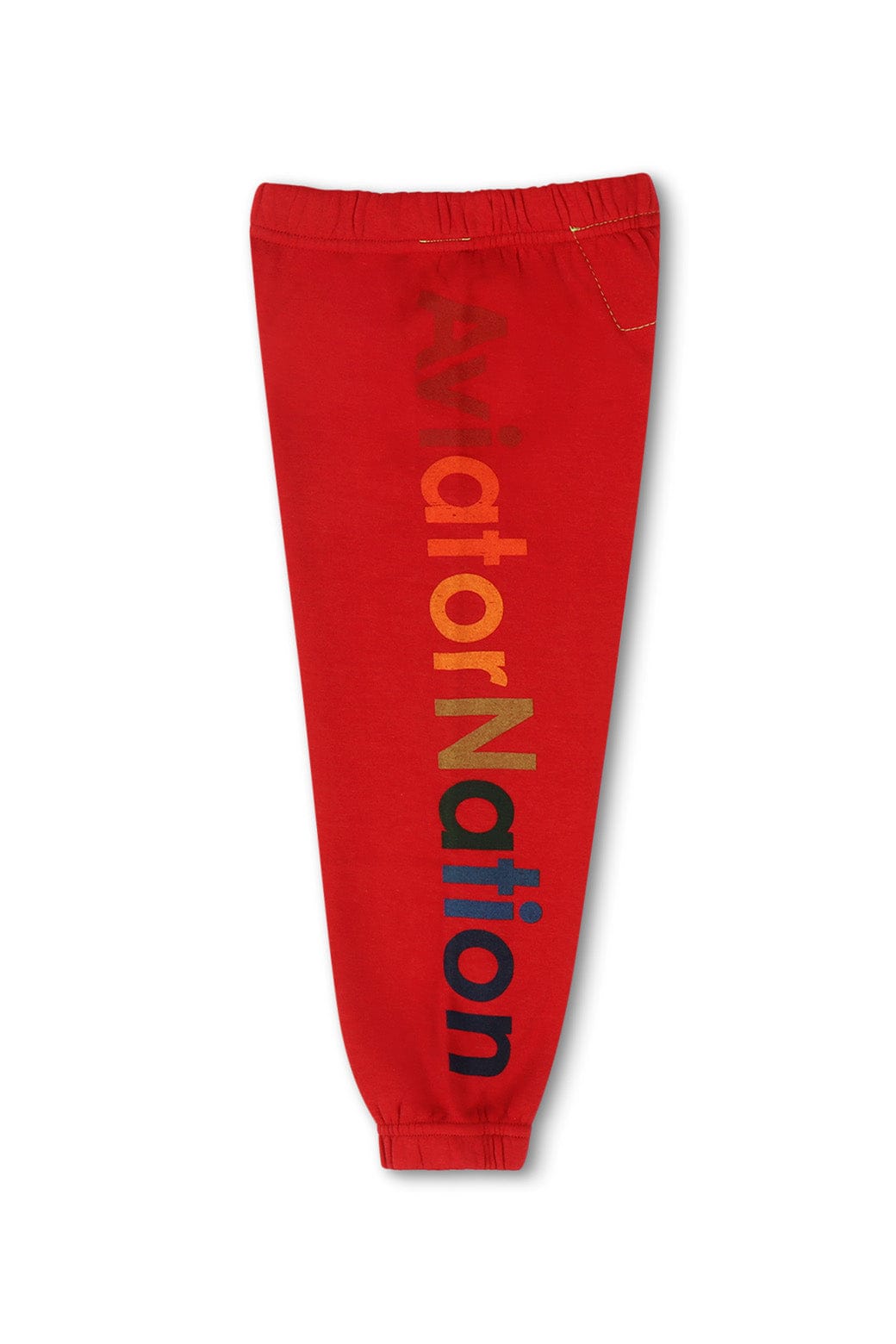 KIDS AVIATOR NATION VENICE SWEATPANTS - RED