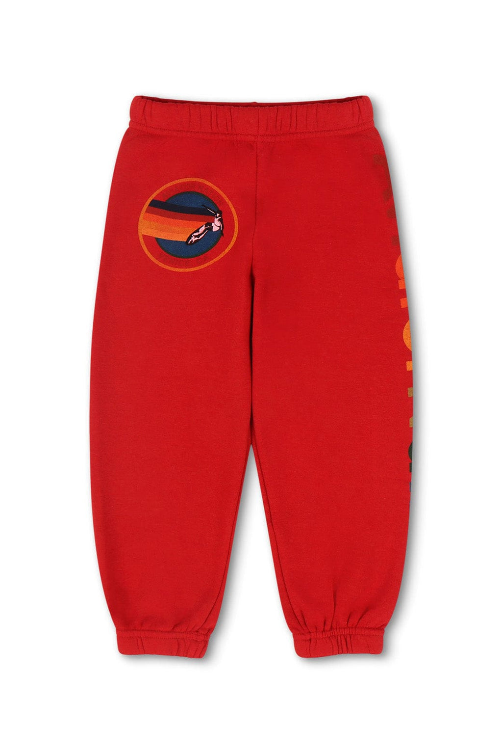 KIDS AVIATOR NATION VENICE SWEATPANTS - RED