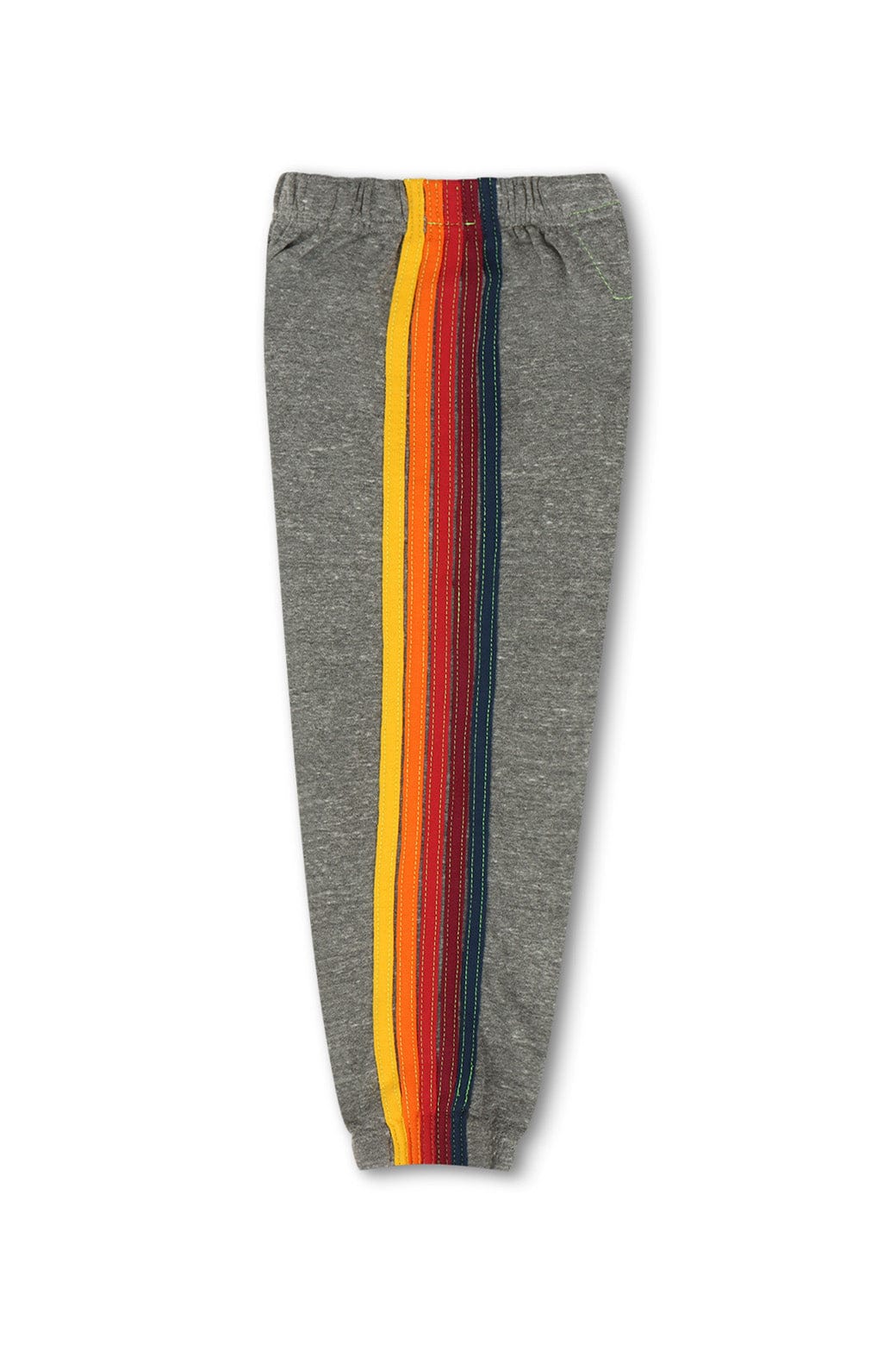 KIDS 5 STRIPE SWEATPANTS - HEATHER GREY