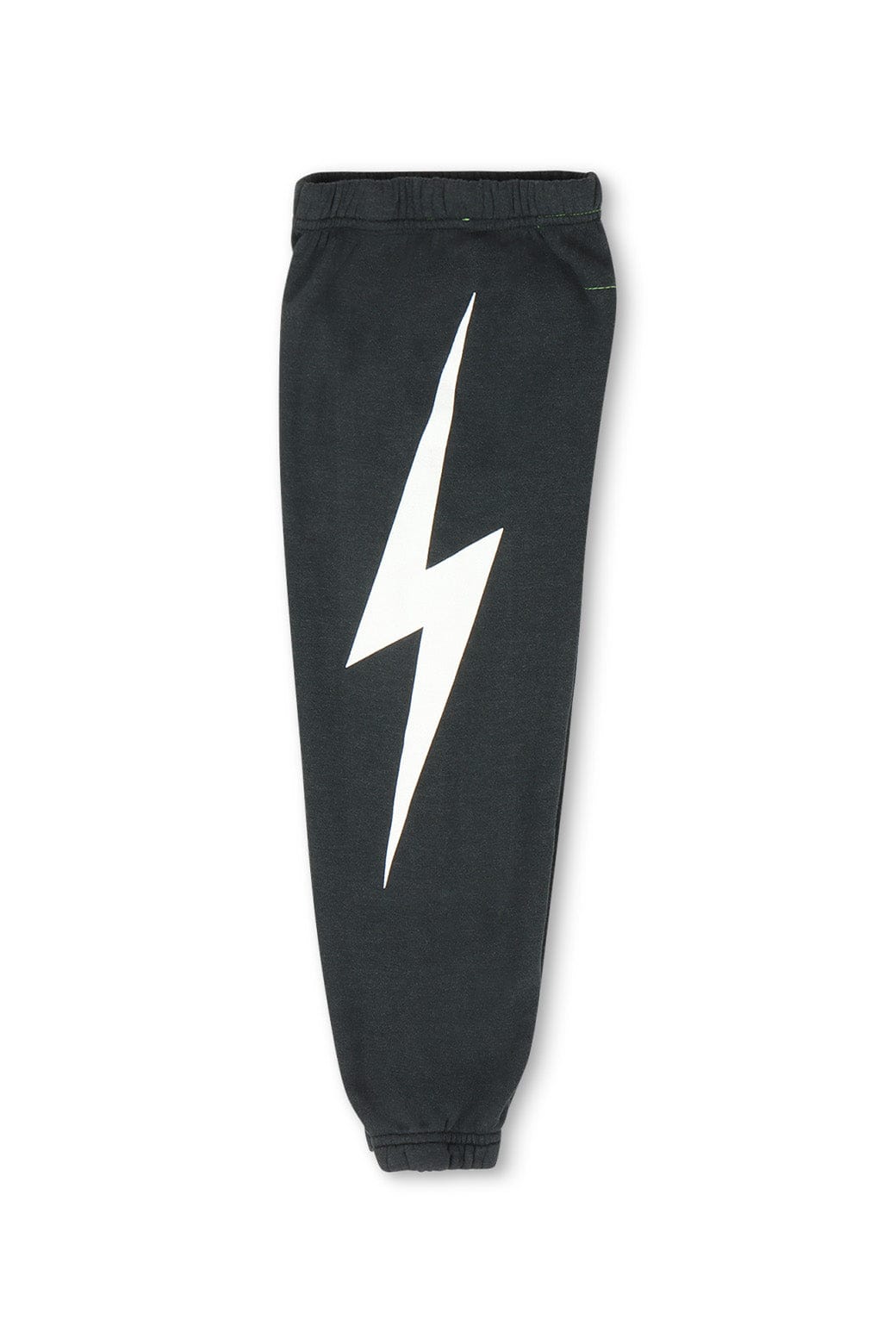KIDS BOLT PRINT SWEATPANTS - CHARCOAL WHITE