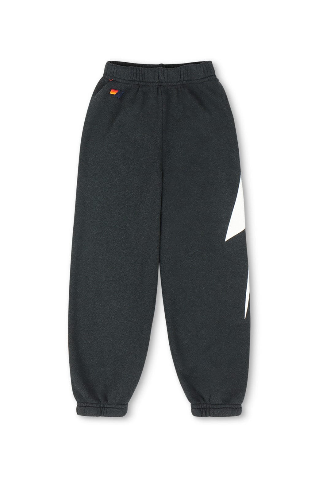 KIDS BOLT PRINT SWEATPANTS - CHARCOAL WHITE