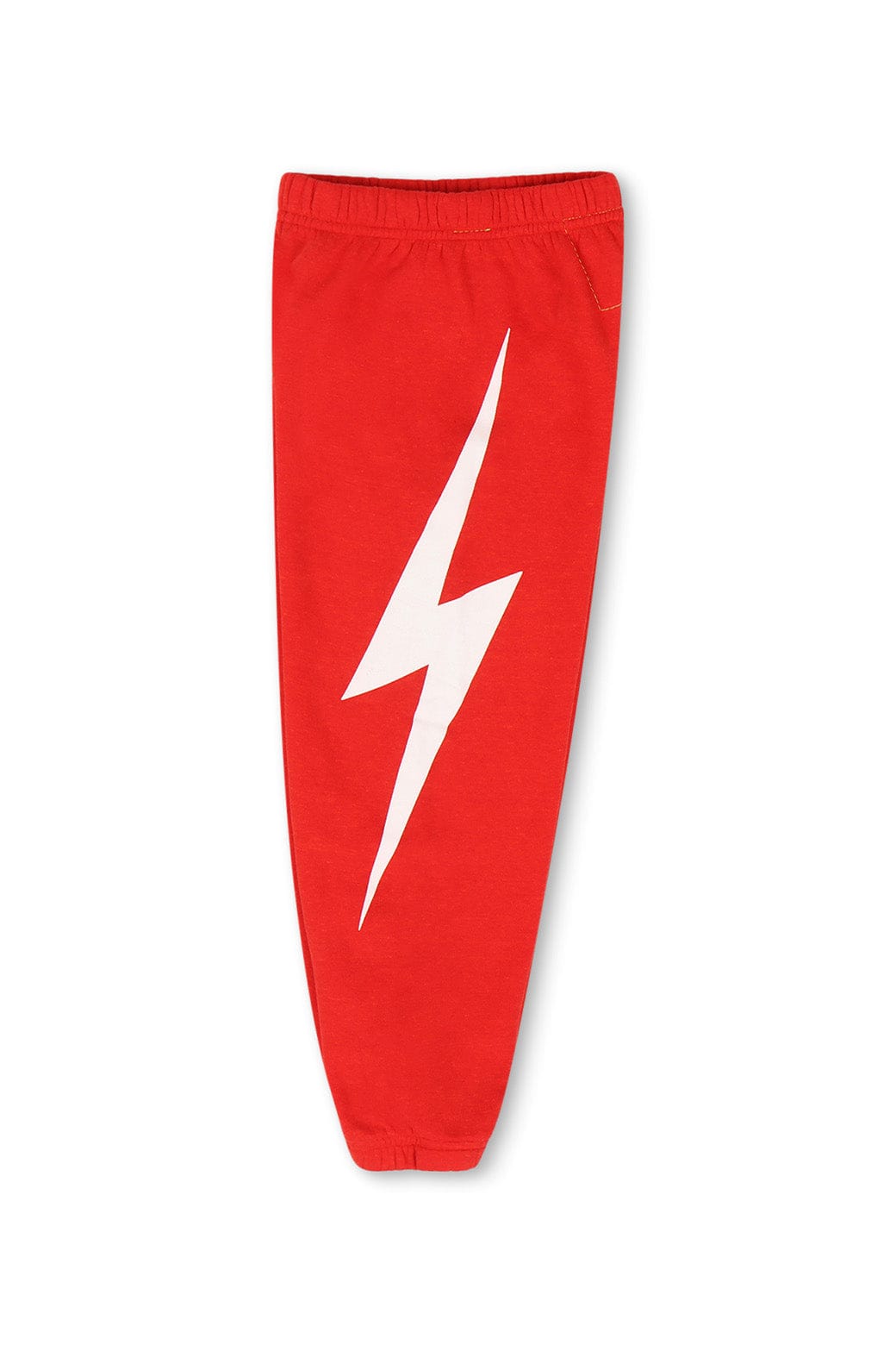 KIDS BOLT PRINT SWEATPANTS - RED WHITE