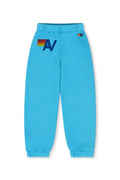 KIDS LOGO SWEATPANTS - NEON BLUE