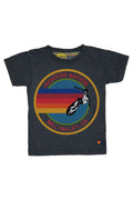 KIDS AVIATOR NATION MILL VALLEY TEE - CHARCOAL