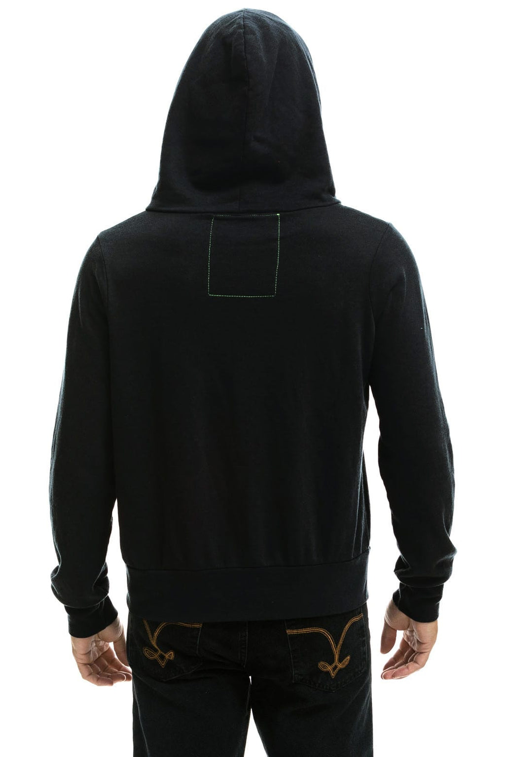 5 STRIPE HOODIE - BLACK