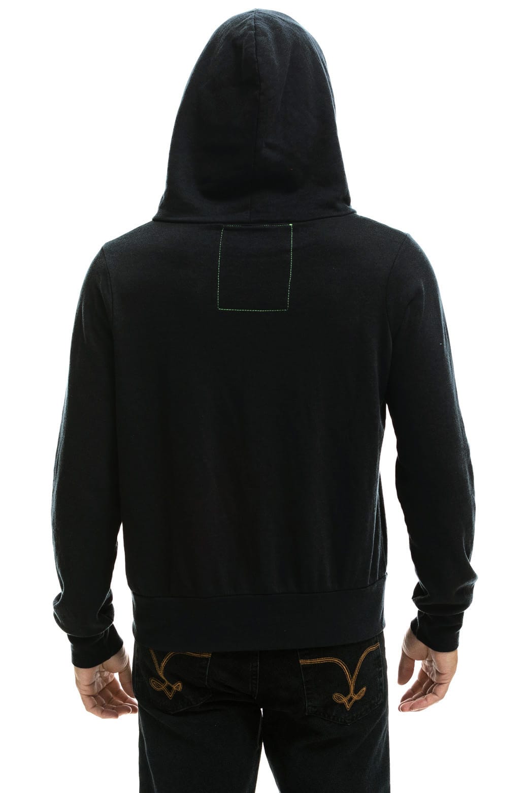 5 STRIPE HOODIE - BLACK