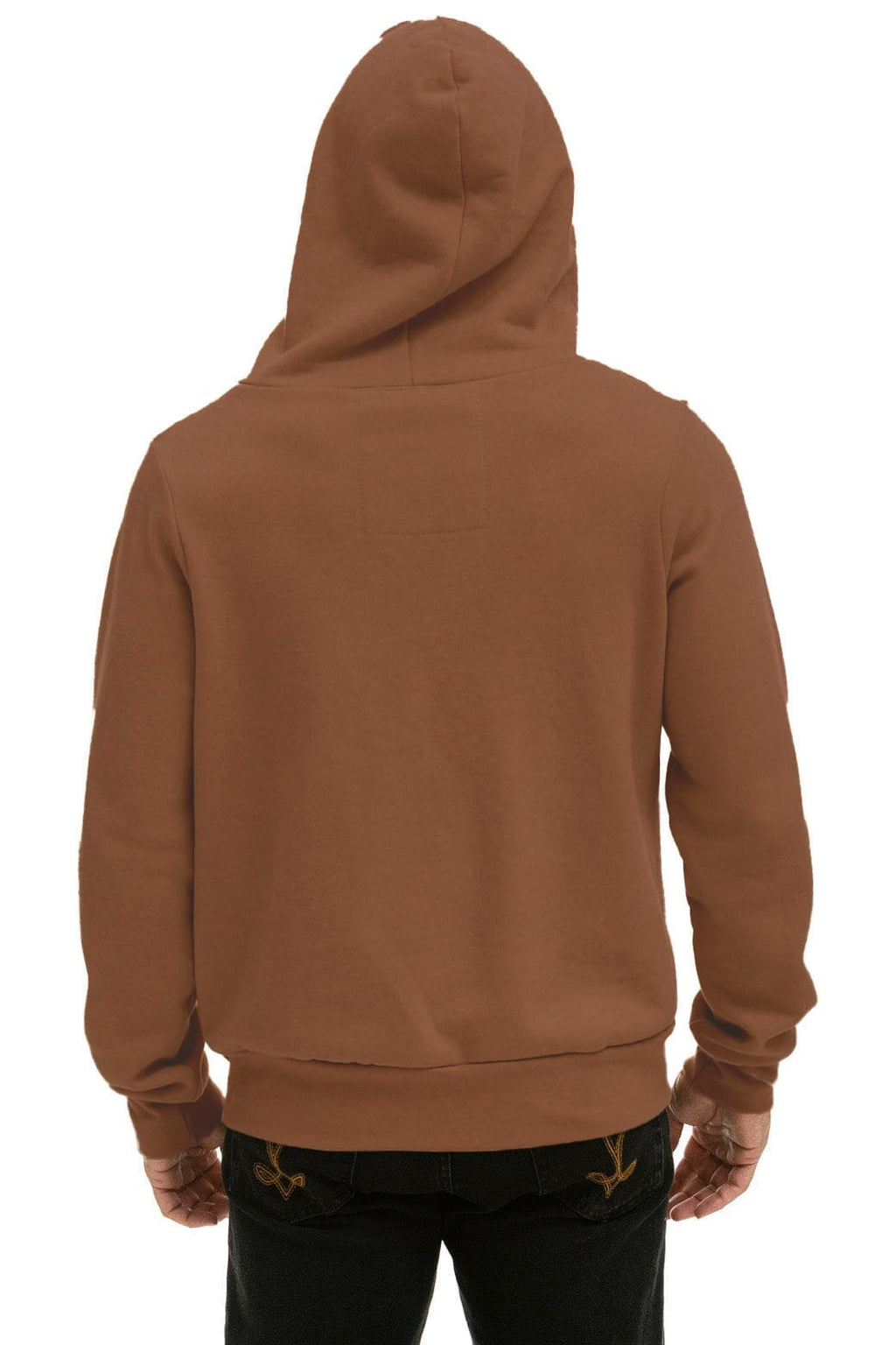 5 STRIPE HOODIE - CINNAMON