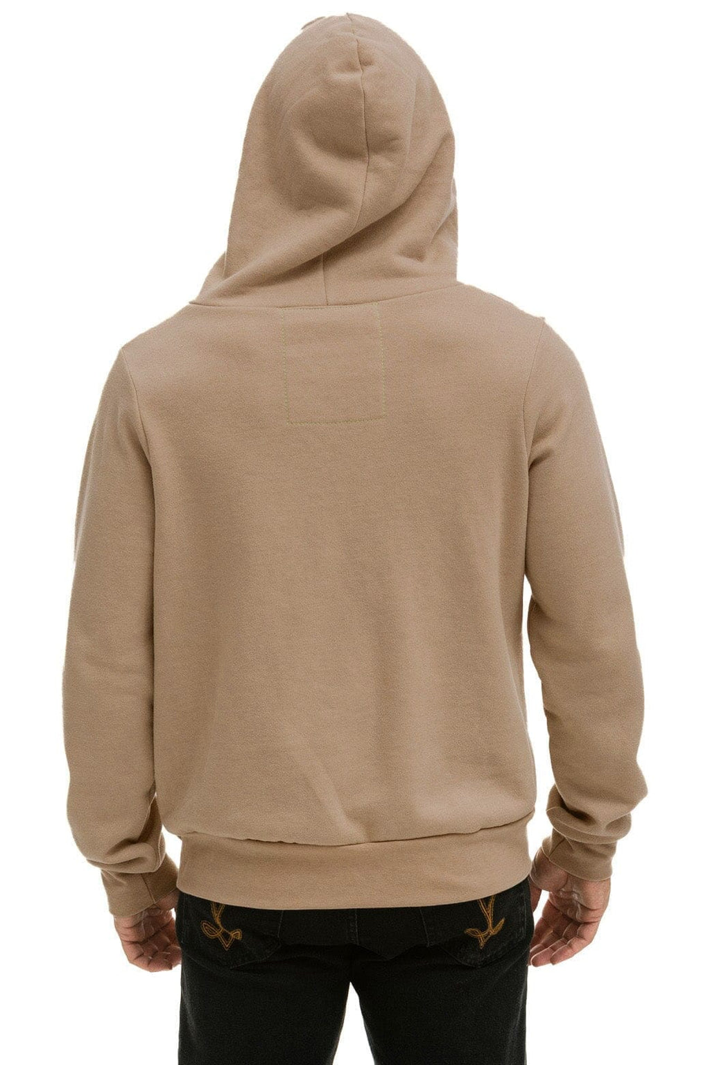 5 STRIPE HOODIE - TAN