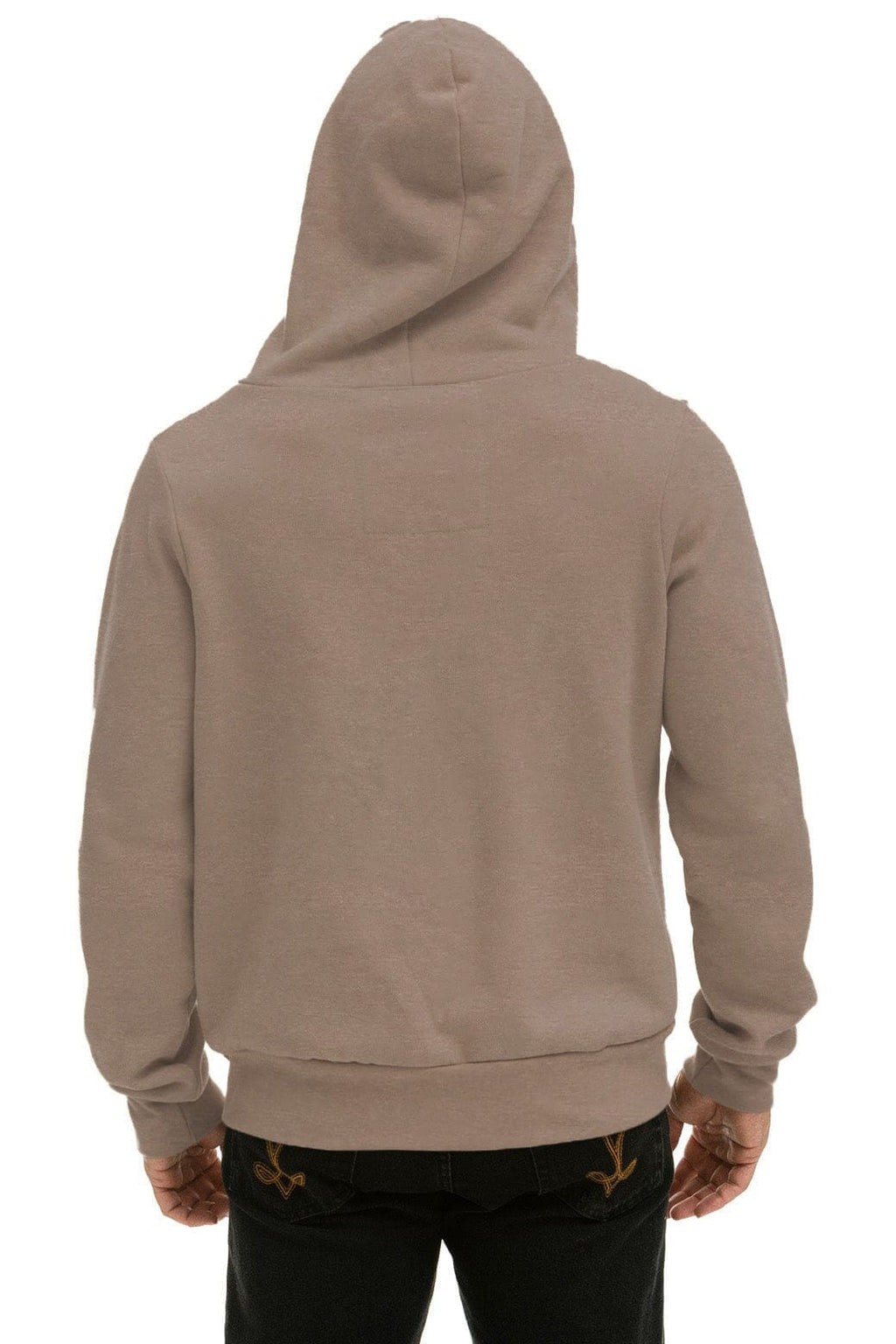 5 STRIPE HOODIE - TAUPE