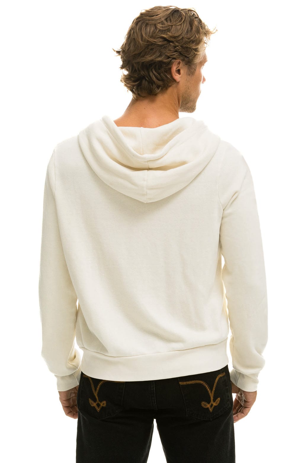 5 STRIPE AMERICA ZIP HOODIE - VINTAGE WHITE USA