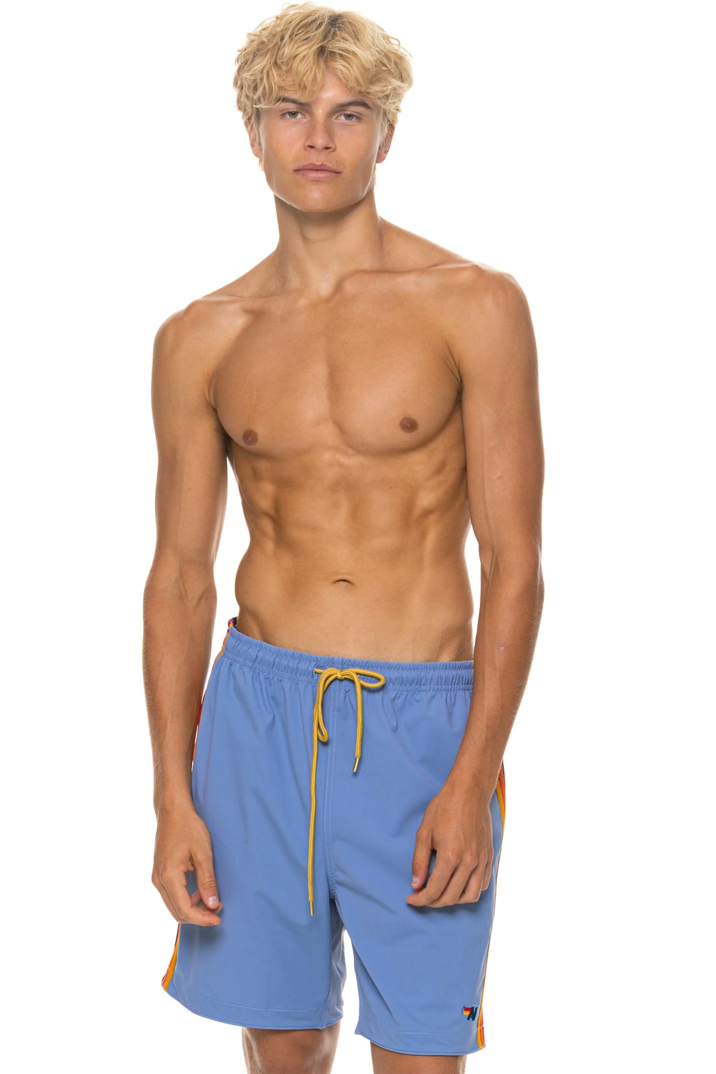 MENS 5 STRIPE FLEX SHORTS 7 INCH - ISLANDA