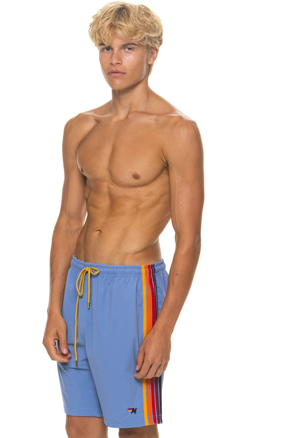 MENS 5 STRIPE FLEX SHORTS 7 INCH - ISLANDA